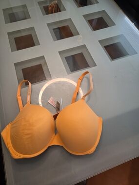 PINK Victoria's Secret Orange T-Shirt Bra